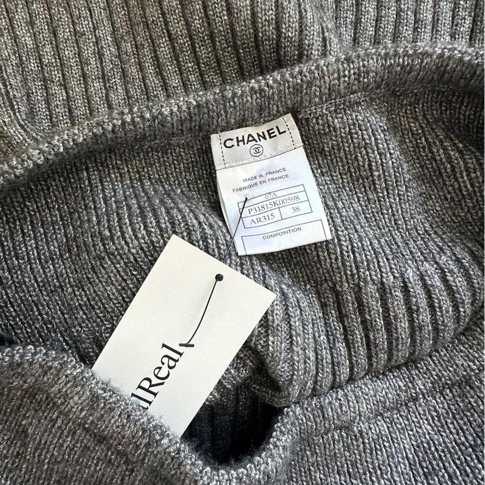 Vintage chanel wool blend mini